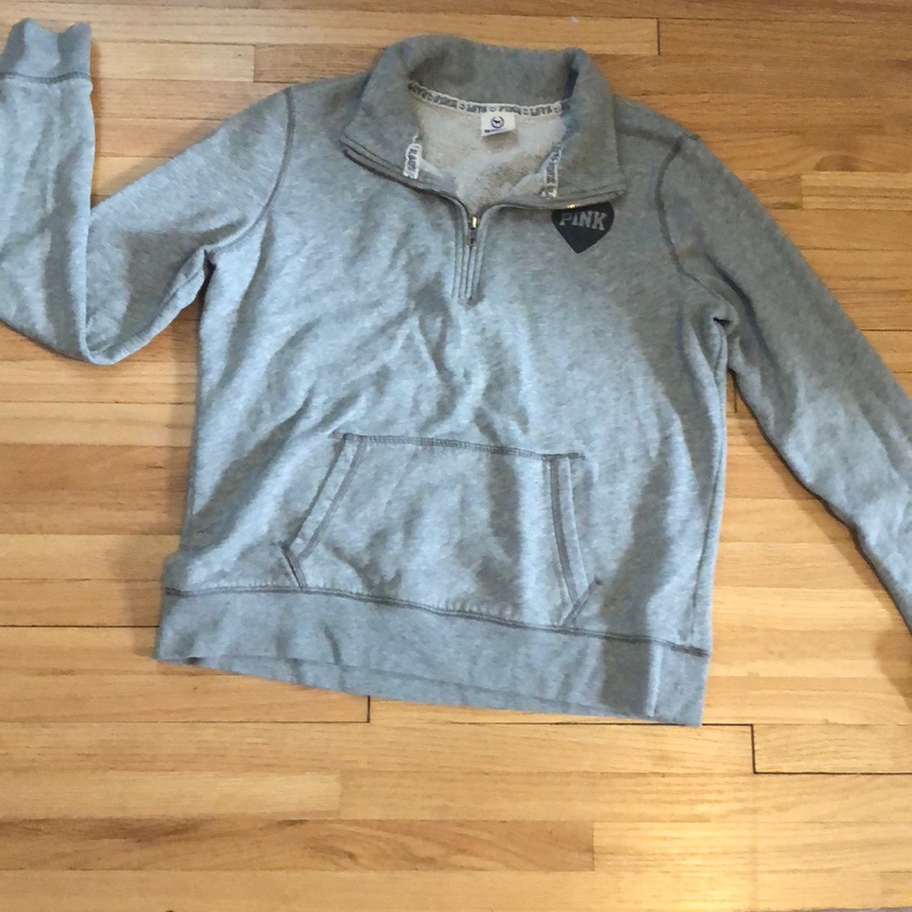 Pink grey pullover 😘😘